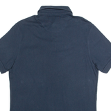 BARBOUR Mens Polo Shirt Blue M
