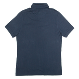 BARBOUR Mens Polo Shirt Blue M