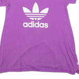 ADIDAS Womens T-Shirt Purple S