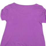 ADIDAS Womens T-Shirt Purple S