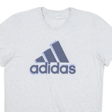 ADIDAS Mens T-Shirt Grey M