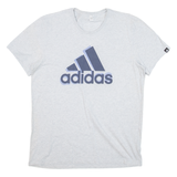 ADIDAS Mens T-Shirt Grey M