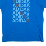 ADIDAS Mens T-Shirt Blue M