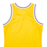 MITCHELL & NESS Los Angeles Lakers Mens Jersey Yellow Sleeveless USA XS