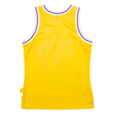 MITCHELL & NESS Los Angeles Lakers Mens Jersey Yellow Sleeveless USA XS
