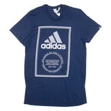 ADIDAS Mens T-Shirt Blue S