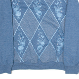 ALFRED DUNNER Womens Sweatshirt Blue M