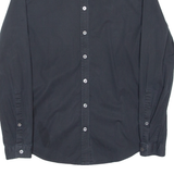 BURBERRY BRIT Womens Plain Shirt Black Long Sleeve M