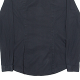 BURBERRY BRIT Womens Plain Shirt Black Long Sleeve M