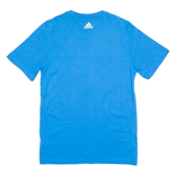 ADIDAS Mens T-Shirt Blue Crew Neck S