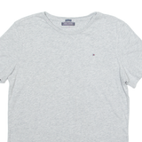 TOMMY HILFIGER Mens T-Shirt Grey Crew Neck S