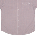 TIMBERLAND Slim Fit Mens Shirt Red Check L