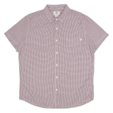 TIMBERLAND Slim Fit Mens Shirt Red Check L