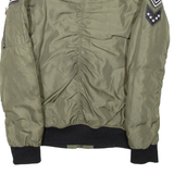 REIKO Womens Bomber Jacket Green S