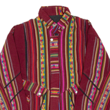 Mens Jacket Red Striped S