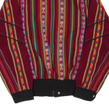 Mens Jacket Red Striped S