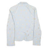 MAX MARA WEEKEND Womens Blazer Coat Blue UK 10