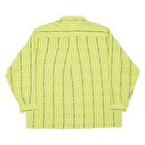 MEXX EMANUELLE Womens Shirt Green Fair Isle Long Sleeve L