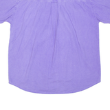 FACE TO FACE Mens Plain Shirt Purple L