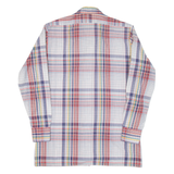 Tall Mens Shirt Blue 90s Check Long Sleeve M