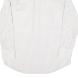 BOSS Mens Shirt White Check Long Sleeve XL