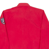 London Mens Plain Shirt Red Long Sleeve L