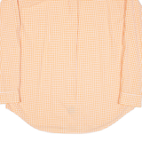 TOMMY HILFIGER Mens Shirt Orange Check Long Sleeve XL