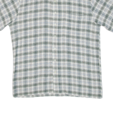 Mens Shirt Green Check XL