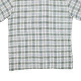 Mens Shirt Green Check XL