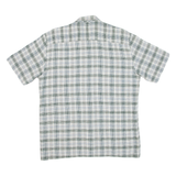 Mens Shirt Green Check XL