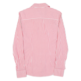 TOMMY HILFIGER Womens Shirt Pink Striped Long Sleeve XS