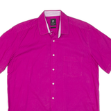 PIERRE CARDIN Mens Plain Shirt Purple L