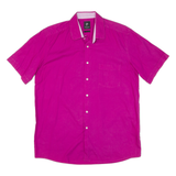 PIERRE CARDIN Mens Plain Shirt Purple L