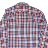 TOMMY HILFIGER New York Fit Mens Shirt Red Check Long Sleeve L