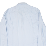 BOSS Slim Fit Mens Plain Shirt Blue Long Sleeve L