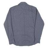 TOMMY HILFIGER Fit Mens Shirt Blue Floral Long Sleeve S
