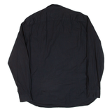 U.S. POLO ASSN Slim Fit Mens Plain Shirt Black Long Sleeve 2XL