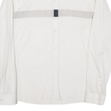 HUGO BOSS Slim Fit Mens Plain Shirt White Long Sleeve M