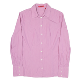 HUGO Womens Plain Shirt Purple Long Sleeve S
