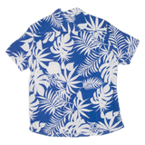 LEFTIES MAN Relaxed Fit Mens Hawaiian Shirt Blue Floral S