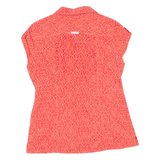COLUMBIA Womens Shirt Pink Crazy Pattern S