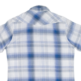 QUIKSILVER Mens Shirt Blue Check S
