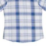 QUIKSILVER Mens Shirt Blue Check S
