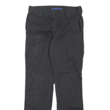 DICKIES Workwear Womens Trousers Black Slim Tapered W32 L31