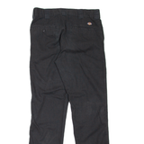 DICKIES Workwear Womens Trousers Black Slim Tapered W32 L31