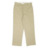 DICKIES Workwear Mens Trousers Beige Regular Straight W36 L31