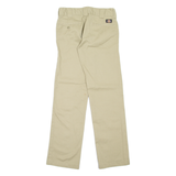 DICKIES Workwear Mens Trousers Beige Slim Straight W28 L32