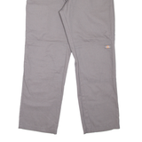 DICKIES Workwear Mens Trousers Grey Regular Straight W38 L32