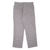 DICKIES Workwear Mens Trousers Grey Regular Straight W38 L32