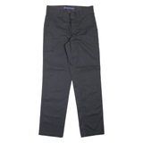 DICKIES Workwear Womens Trousers Black Slim Tapered W28 L30